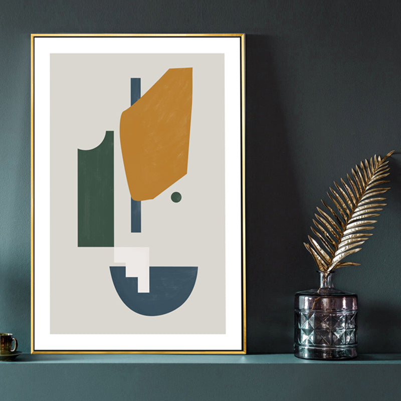 Vivolux | Farbige abstrakte Malerei Wandkunst Wohnkultur Modernistisch für Wohnzimmer Leinwanddrucke