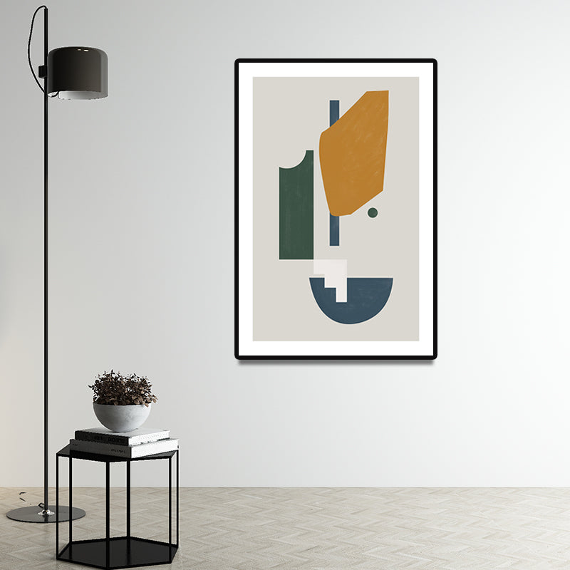 Vivolux | Farbige abstrakte Malerei Wandkunst Wohnkultur Modernistisch für Wohnzimmer Leinwanddrucke