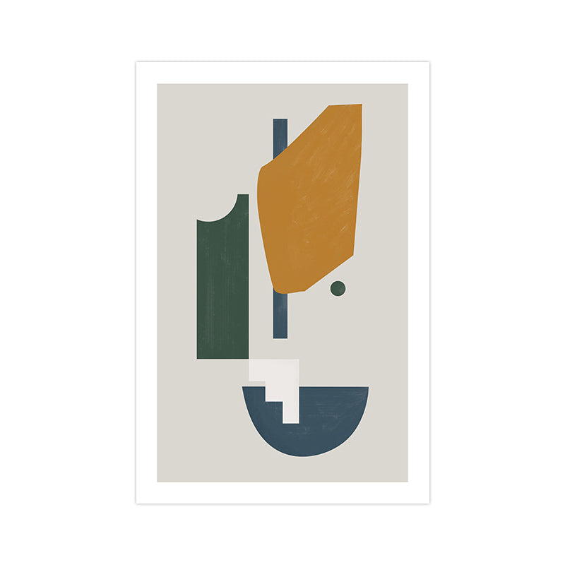 Vivolux | Farbige abstrakte Malerei Wandkunst Wohnkultur Modernistisch für Wohnzimmer Leinwanddrucke