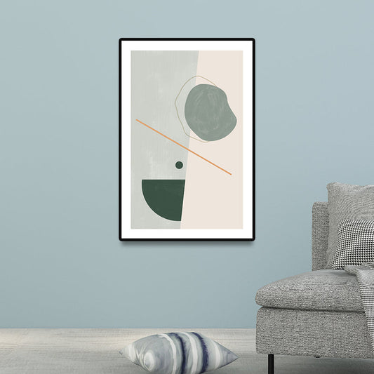 Vivolux | Farbige abstrakte Malerei Wandkunst Wohnkultur Modernistisch für Wohnzimmer Leinwanddrucke