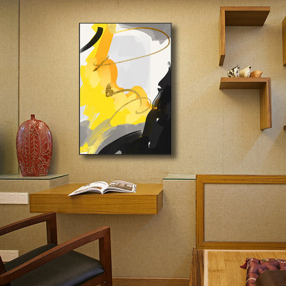 Vivolux | Borstelslag Canvas voor Badkamer Illustratie Wandkunst Print, Meerdere Maatopties