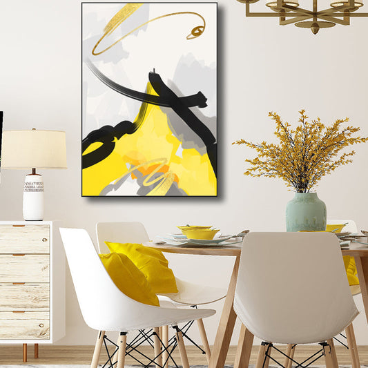 Vivolux | Borstelslag Canvas voor Badkamer Illustratie Wandkunst Print, Meerdere Maatopties