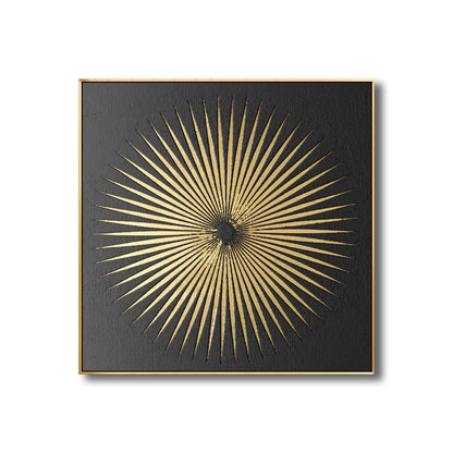 Vivolux | Moderne stijl optische illusie schilderij in bruine textuur muur print voor badkamer