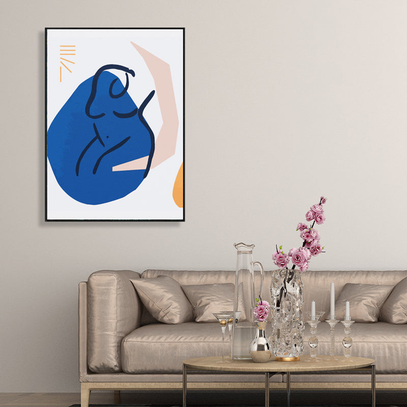 Vivolux | Neuheit Figurengesicht Kunst Skandinavischer Stil Leinwand Wanddekoration, Mehrere Größenoptionen