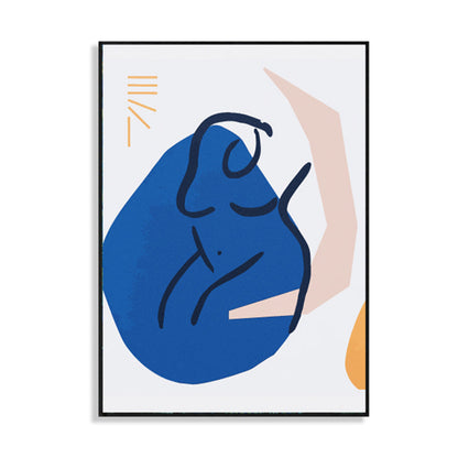 Vivolux | Neuheit Figurengesicht Kunst Skandinavischer Stil Leinwand Wanddekoration, Mehrere Größenoptionen