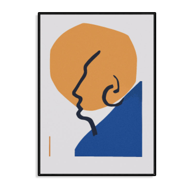 Vivolux | Neuheit Figurengesicht Kunst Skandinavischer Stil Leinwand Wanddekoration, Mehrere Größenoptionen