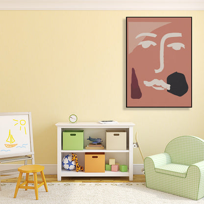 Vivolux | Neuheit Figurengesicht Kunst Skandinavischer Stil Leinwand Wanddekoration, Mehrere Größenoptionen