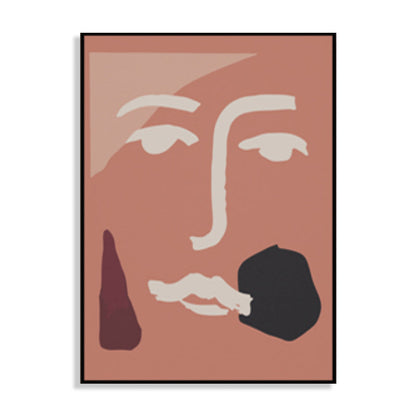 Vivolux | Neuheit Figurengesicht Kunst Skandinavischer Stil Leinwand Wanddekoration, Mehrere Größenoptionen
