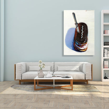 Vivolux | Leinwand Texturiertes Wanddekor Traditioneller Stil Melaleuca Kuchenmalerei, Mehrere Größen