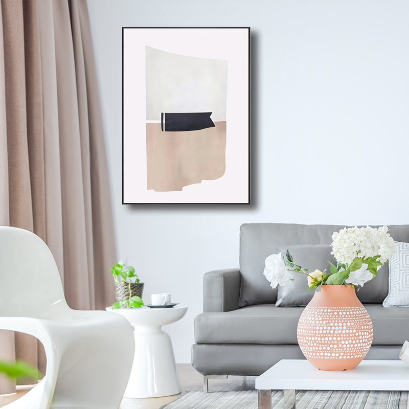 Vivolux | Canvas Witte Wanddecoratie Hedendaagse Stijl Novelle Abstract Patroon Kunst, Meerdere Maten