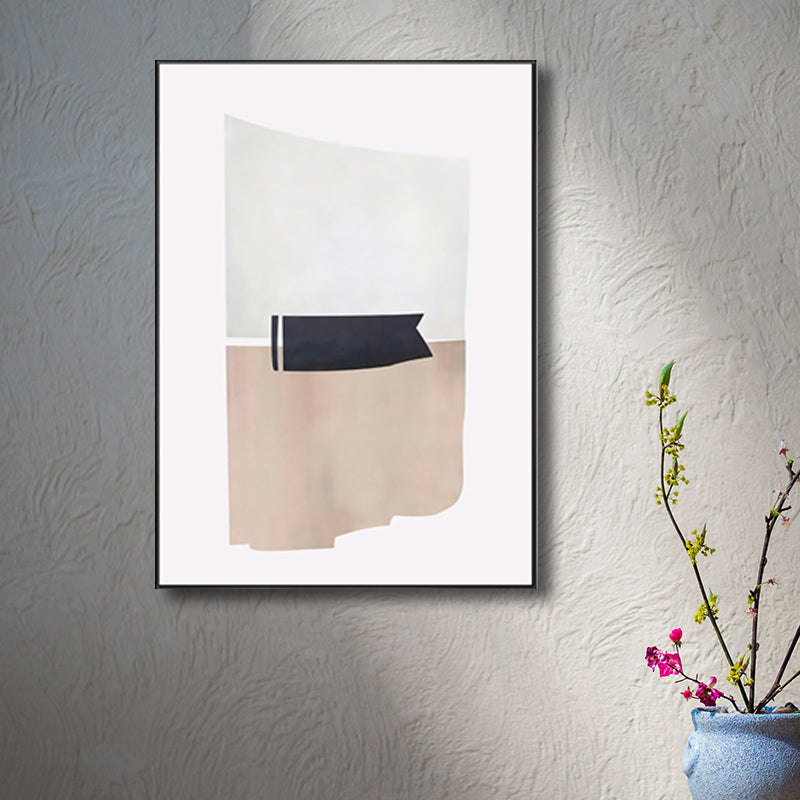 Vivolux | Canvas Witte Wanddecoratie Hedendaagse Stijl Novelle Abstract Patroon Kunst, Meerdere Maten