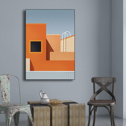 Vivolux | Architektur Wanddekoration für das Mädchenzimmer in hellen Farben, mehrere Größenoptionen