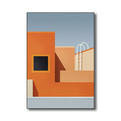 Vivolux | Architektur Wanddekoration für das Mädchenzimmer in hellen Farben, mehrere Größenoptionen