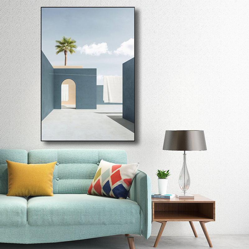 Vivolux | Architektur Wanddekoration für das Mädchenzimmer in hellen Farben, mehrere Größenoptionen