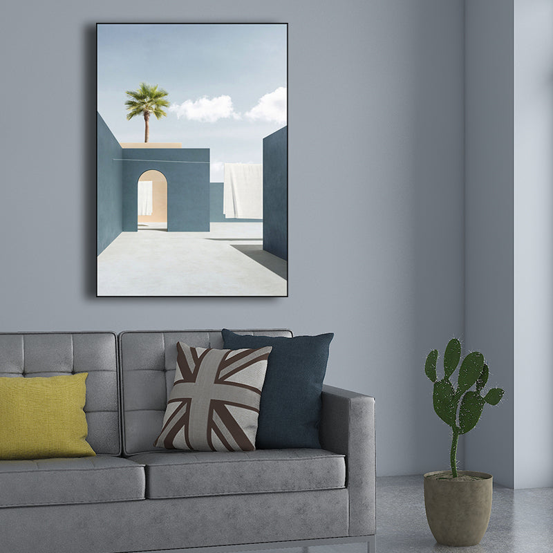 Vivolux | Architektur Wanddekoration für das Mädchenzimmer in hellen Farben, mehrere Größenoptionen