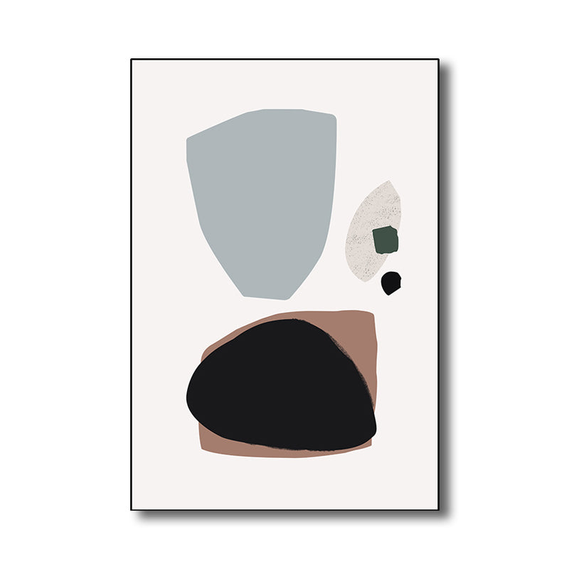 Vivolux | Abstrakte Druckkunst Abweichend Texturiert Skandinavischer Stil für Mädchen Schlafzimmer Wanddekoration