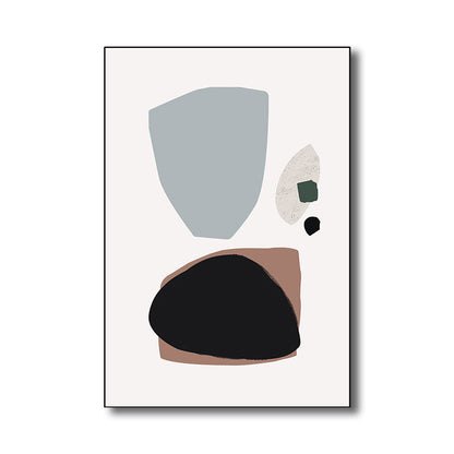 Vivolux | Abstrakte Druckkunst Abweichend Texturiert Skandinavischer Stil für Mädchen Schlafzimmer Wanddekoration