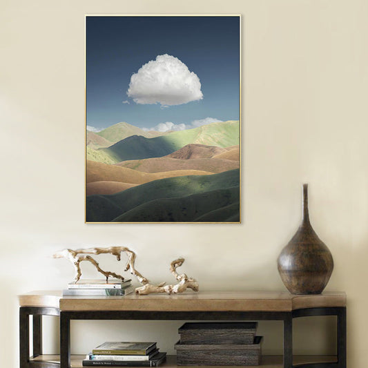 Vivolux | Wolkenlandschaft Leinwand Nordic Neuheit Szene Druck Wandkunst in Pastellfarbe