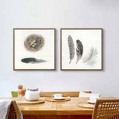 Vivolux | Leinwandbraune Wanddekoration Moderner Stil Stilllebenmalerei, Mehrere Größenoptionen