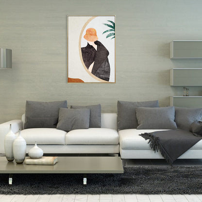 Vivolux | Leinwand Pastellfarben Malerei Nordic Stil Mädchen Wandkunst Dekor, Mehrere Größen