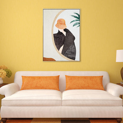 Vivolux | Leinwand Pastellfarben Malerei Nordic Stil Mädchen Wandkunst Dekor, Mehrere Größen