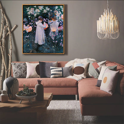 Vivolux | Kinder und Laterne Aktivität Malen Traditionelle Leinwand Wandkunst, Mehrere Größen