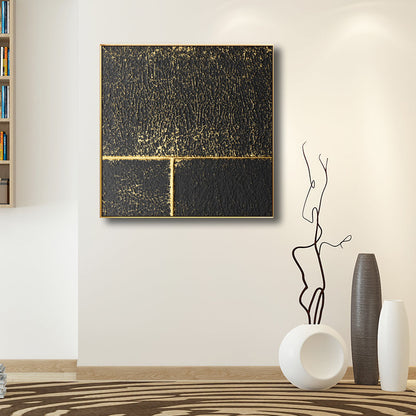 Vivolux | Moderne stijl grafisch patroon schilderij lichte kleur textuur wandprint voor slaapkamer