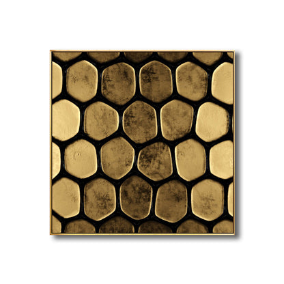 Vivolux | Moderne stijl grafisch patroon schilderij lichte kleur textuur wandprint voor slaapkamer