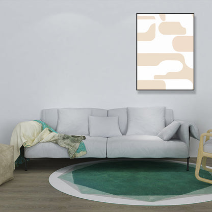 Vivolux | Strukturiertes abstraktes Muster Leinwanddruck Nordischer Stil Wandkunst Dekor für Hausinterieur