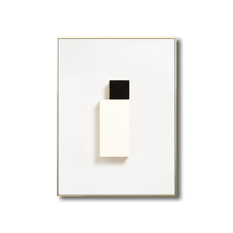 Vivolux | Geometrische Formen Wandkunst Druck Nordic Texturierte Wohnzimmer Wanddekoration in Hellfarbe