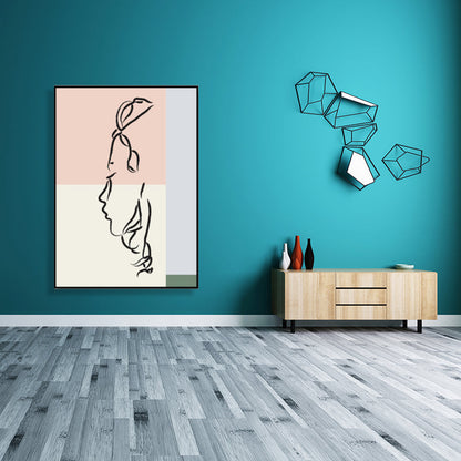 Vivolux | Skandinavische Stil Wandkunst Druck Beige Nude Frauenmalerei, Mehrere Größen Verfügbar