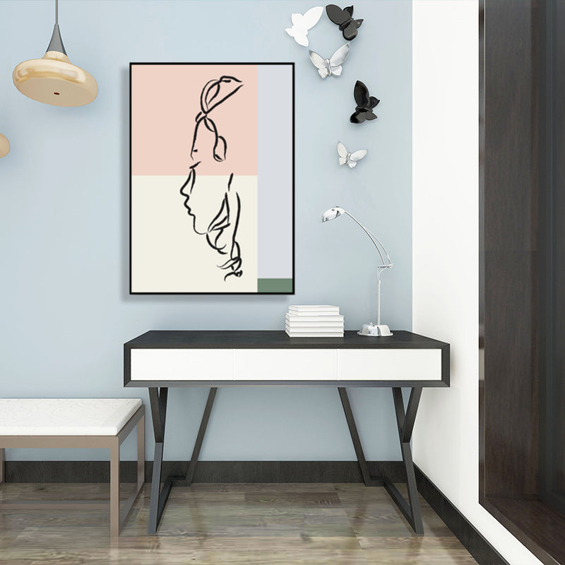 Vivolux | Skandinavische Stil Wandkunst Druck Beige Nude Frauenmalerei, Mehrere Größen Verfügbar