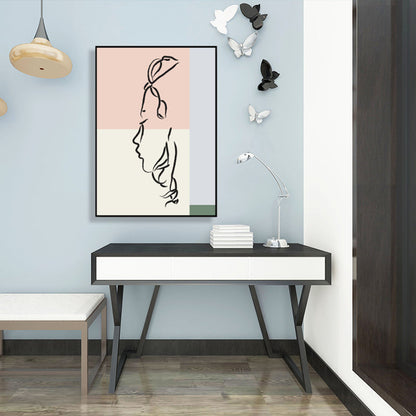 Vivolux | Skandinavische Stil Wandkunst Druck Beige Nude Frauenmalerei, Mehrere Größen Verfügbar