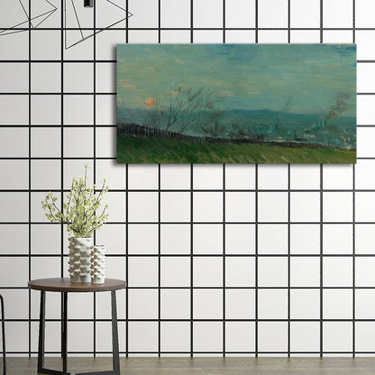 Vivolux | Strukturierte Wanddekoration für den Außenbereich Impressionismus Stil Leinwandkunst, mehrere Größen