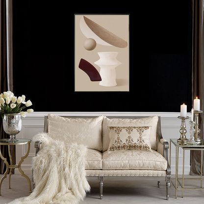 Vivolux | Leinwand Texturiertes Gemälde Nordic Stil Abstraktes Muster Wanddekoration, Mehrere Größen