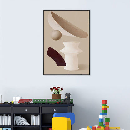 Vivolux | Leinwand Texturiertes Gemälde Nordic Stil Abstraktes Muster Wanddekoration, Mehrere Größen