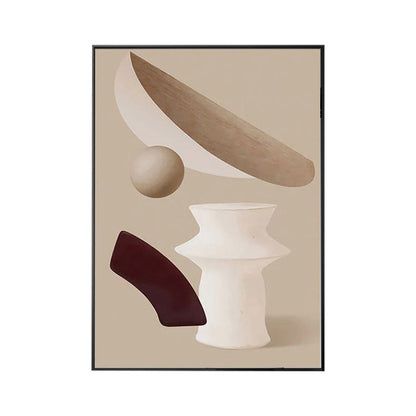 Vivolux | Leinwand Texturiertes Gemälde Nordic Stil Abstraktes Muster Wanddekoration, Mehrere Größen