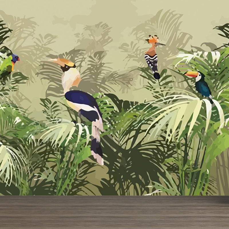 Vivolux | Folie Wand Decal Tropisch Sierlijk Meisjes Slaapkamer Wand Bekleding, Personaliseer