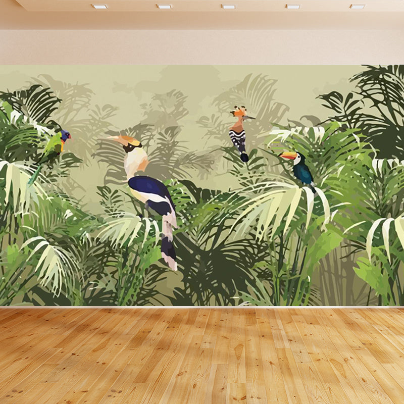 Vivolux | Folie Wand Decal Tropisch Sierlijk Meisjes Slaapkamer Wand Bekleding, Personaliseer