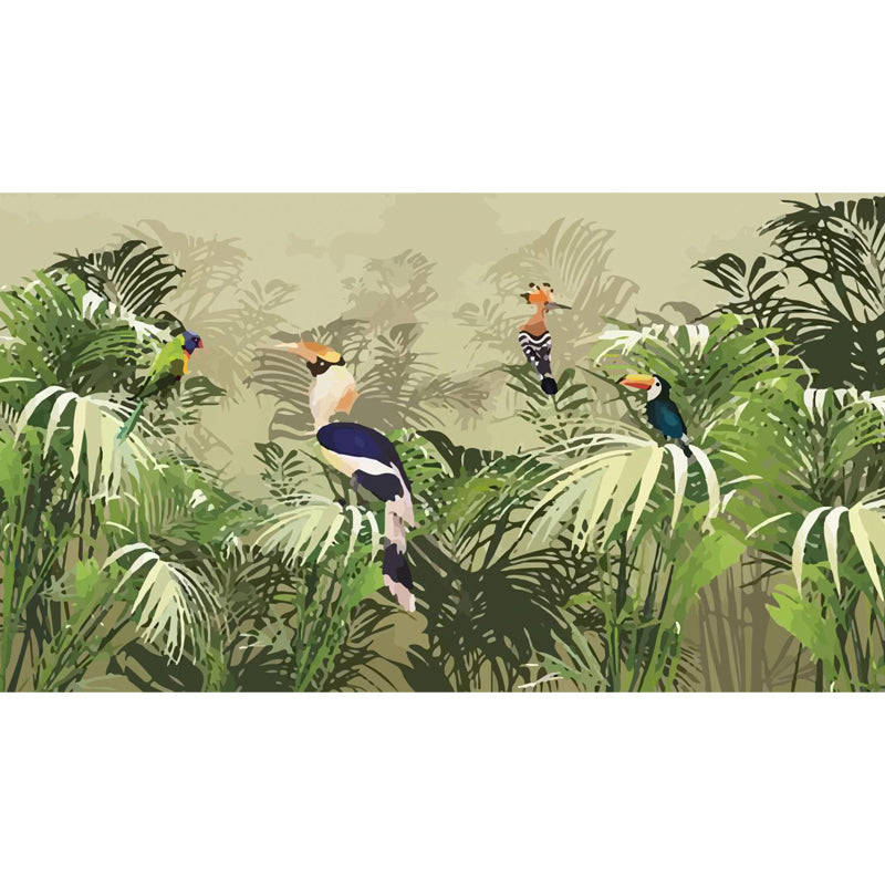 Vivolux | Folie Wand Decal Tropisch Sierlijk Meisjes Slaapkamer Wand Bekleding, Personaliseer