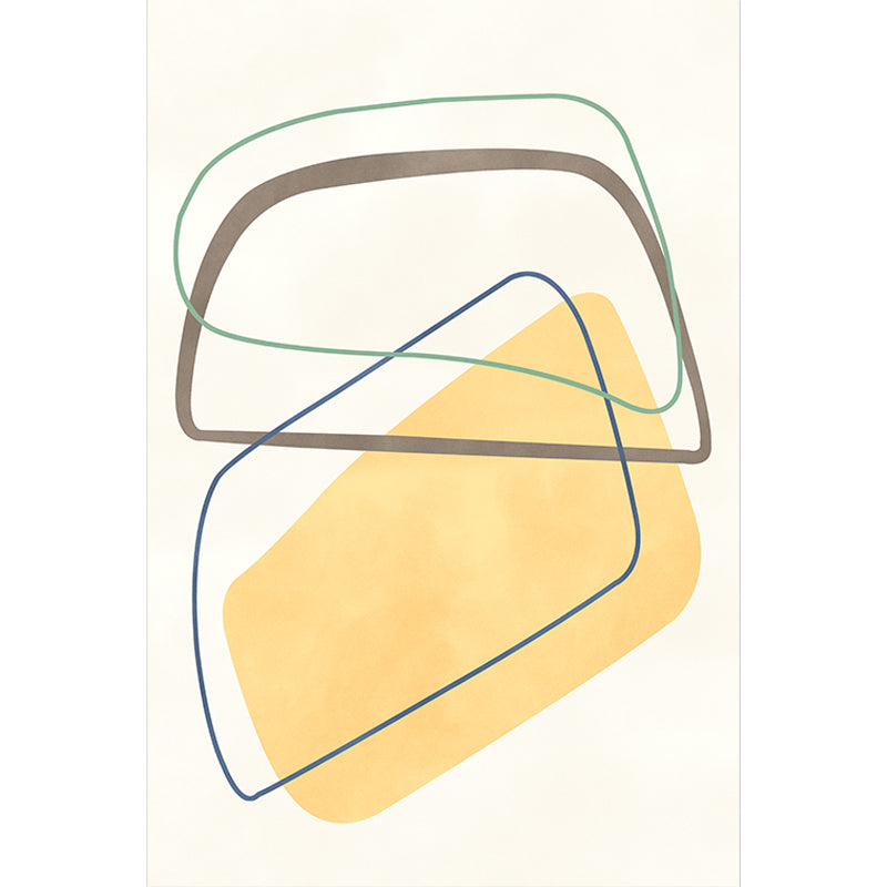 Vivolux | Beige Abstract Teppich Polyester Moderner Teppich Rutschfeste Rückseite Haustierfreundlicher Teppich für das Wohnzimmer