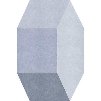 Vivolux | Grijze Irreguliere Slaapkamer Tapijt Novelty Kleur Blok Geometrisch Patroon Area Tapijt Polyester Antislip Achterkant Tapijt