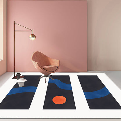 Vivolux | Hedendaagse Abstracte Vloerkleed Multicolor Polyester Vloerkleed Wasbaar Huisdiervriendelijk Tapijt voor Woonkamer