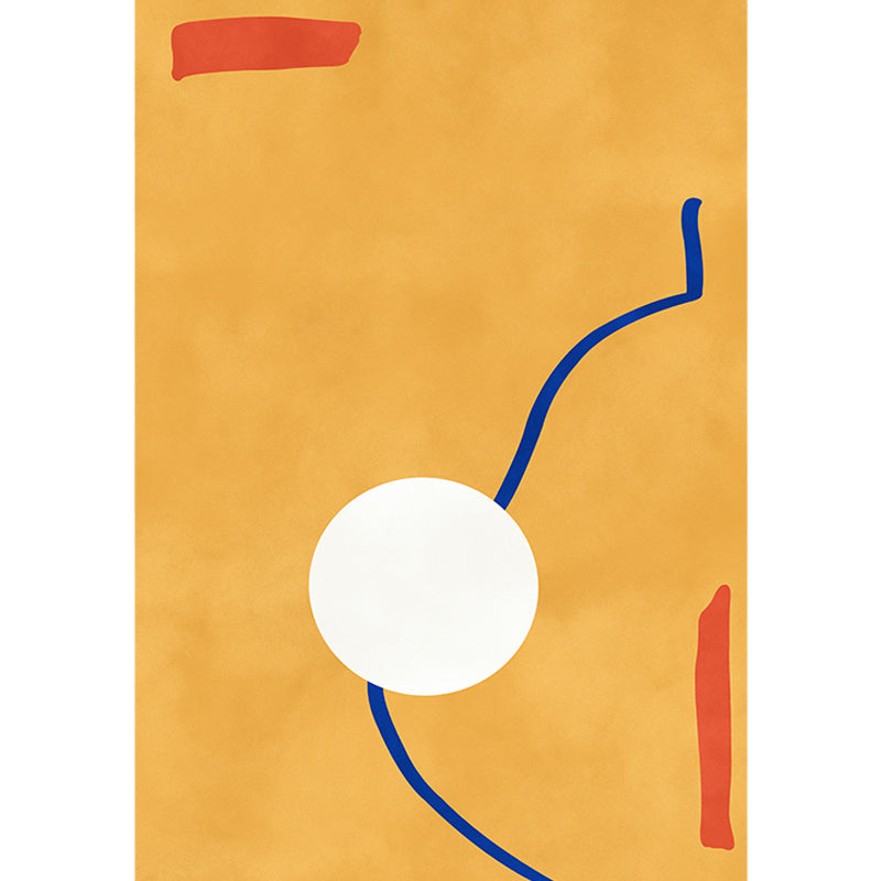 Vivolux | Bijzondere Abstract Tapijt Roze en Geel Polyester Tapijt Antislip Achterkant Huisdier Vriendelijk gebied Tapijt voor Woonkamer