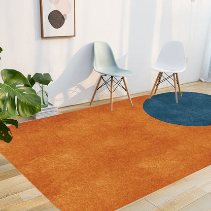 Vivolux | Nieuwe Woonkamer Onregelmatig Tapijt in Grijs en Roze Kleur Blok Cirkel Rechthoek Print Tapijt Polyester Antislip Gebied Tapijt