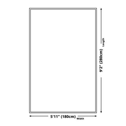 Vivolux | Neuheit Wohnzimmer Irregulärer Teppich in Grüner Farbblockdruck Teppich Polyester Fleckenresistenter Bereichsteppich