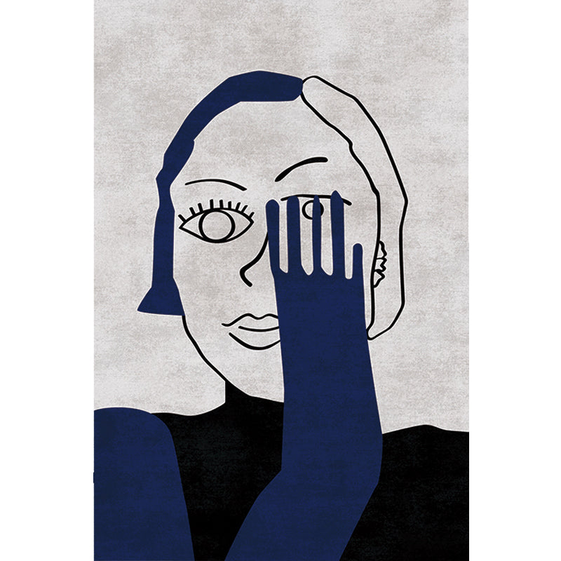 Vivolux | Neuheit Charakter Muster Teppich Multicolor Polyester Teppich Rutschfeste Rückseite Haustierfreundlicher Teppich für das Wohnzimmer