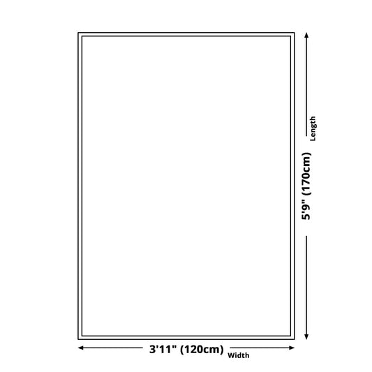 Vivolux | Nieuwheid Abstract Vloerkleed Modern Zwart Polyester Vloerkleed Antislip Huisdier Vriendelijk Gebied Vloerkleed voor Slaapkamer