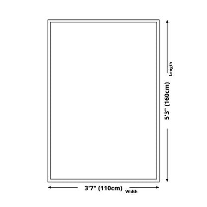 Vivolux | Kinders Strawberry Muster Teppich Gelb und Grün Baumwollteppich Waschbar Haustierfreundlicher Rutschfester Teppich für das Kinderzimmer