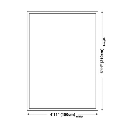 Vivolux | Kinders Strawberry Muster Teppich Gelb und Grün Baumwollteppich Waschbar Haustierfreundlicher Rutschfester Teppich für das Kinderzimmer